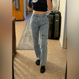 Curve love ultra high rise 90’s straight Jean